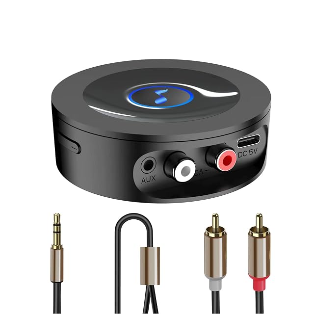 Receptor de alta fidelidad Bluetooth 5.2 BLACKHORSE con salidas RCA