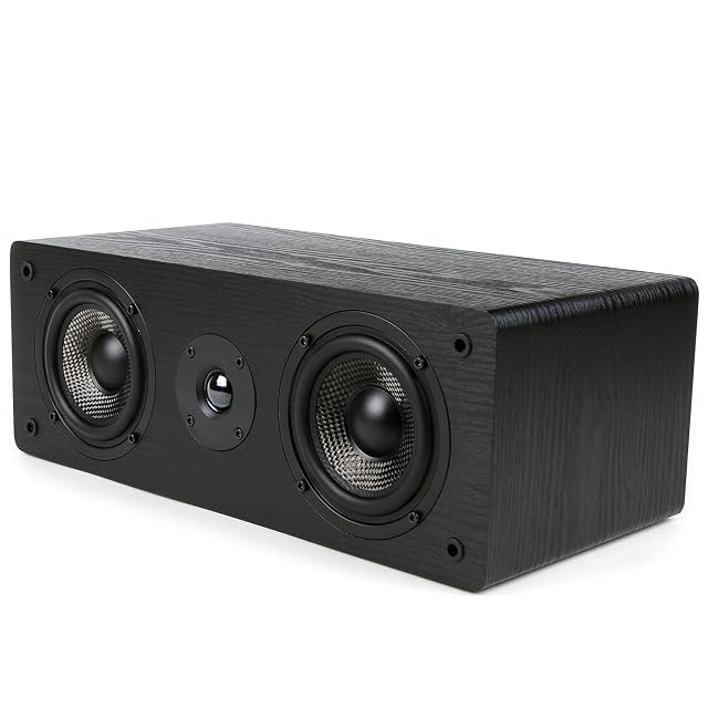 Altavoz de canal central pasivo Micca MB42-C en negro