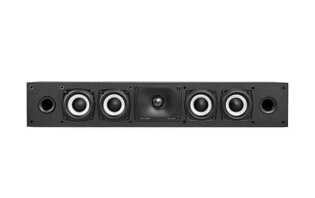 Altavoz de canal central Polk Audio Monitor XT35 en negro