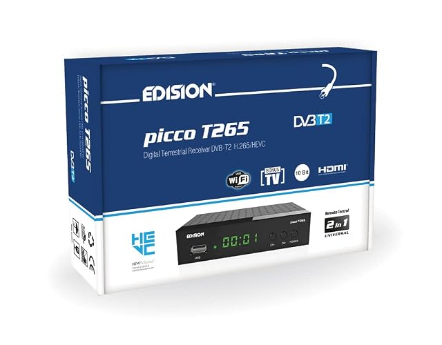 Receptor DVB-T2 Full HD EDISION Picco T265