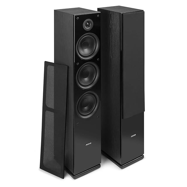 Columnas Fenton SHF80B, pareja, en negro
