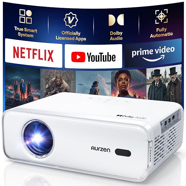 Proyector inteligente 1080p Aurzen EAZZE D1