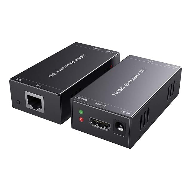 Pareja de transmisor y receptor del extensor HDMI PWAYTEK HT202P