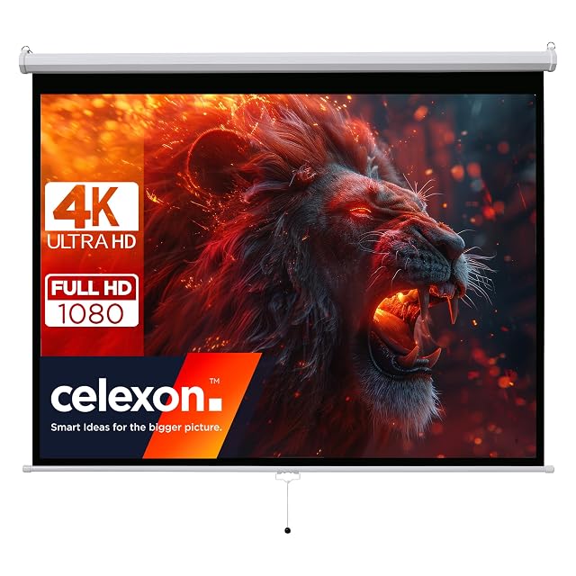 Pantalla de proyección enrollable celexon Basic