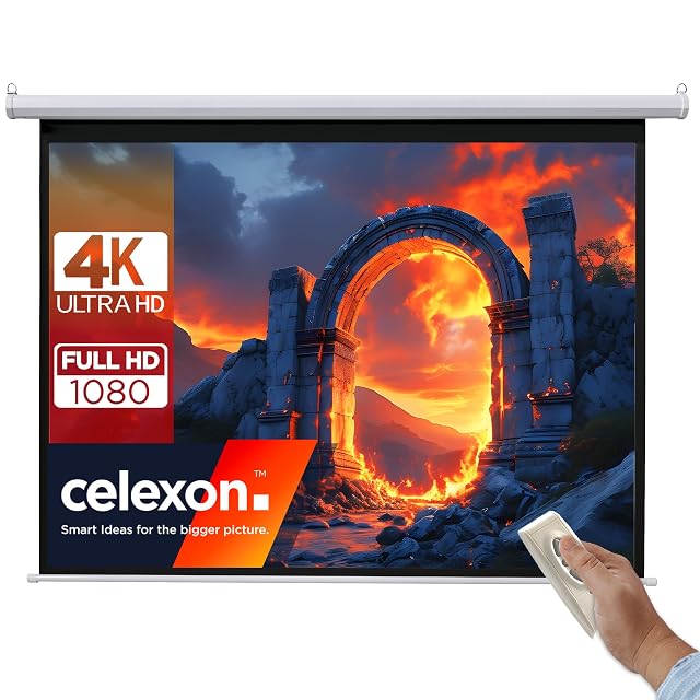 Pantalla de proyección motorizada celexon Basic, 4:3