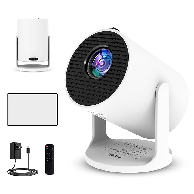 Proyector portátil red mito HY300Pro-S2 con pie giratorio