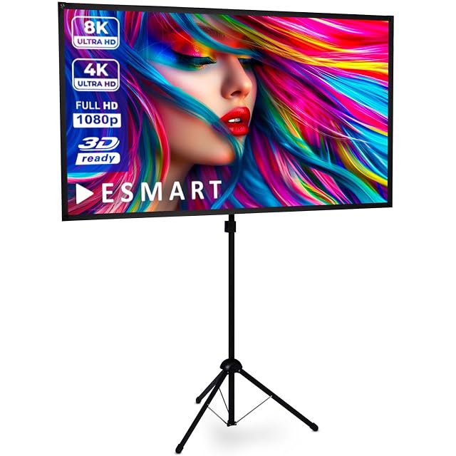 Pantalla de proyección de trípode ultraligera ESMART Expert X-Type con bolsa