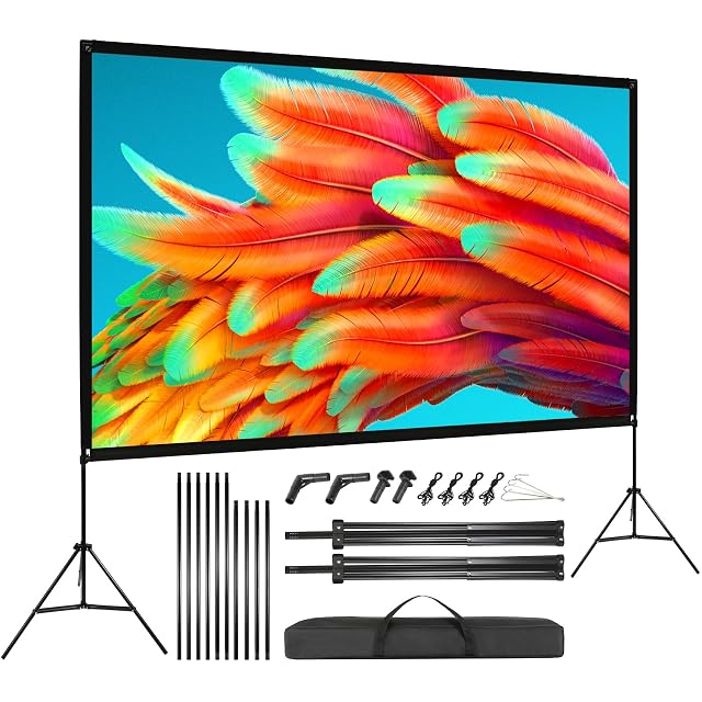 Pantalla de proyección de trípode VISULAPEX de 100 pulgadas