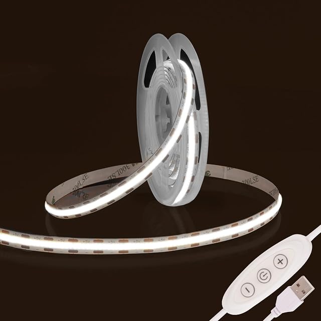 Tira LED COB de retroiluminación Fosingut en blanco frío