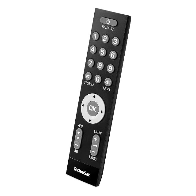 Mando de aprendizaje TechniSat ISIZAPPER Universal con teclas extragrandes